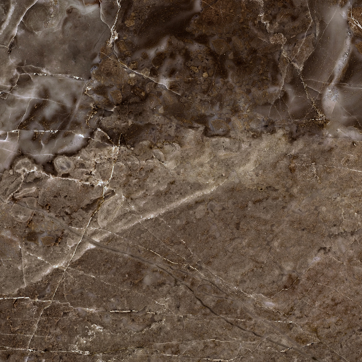 Alanya Kahve 45x45 Parlak 7,5mm