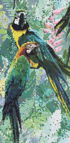 Paradise Parrot Papağan Dekor-2 60x120 Semi Lappato 9mm