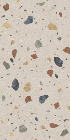 Terazzo Bej Dekor 60x120 Mat 9mm